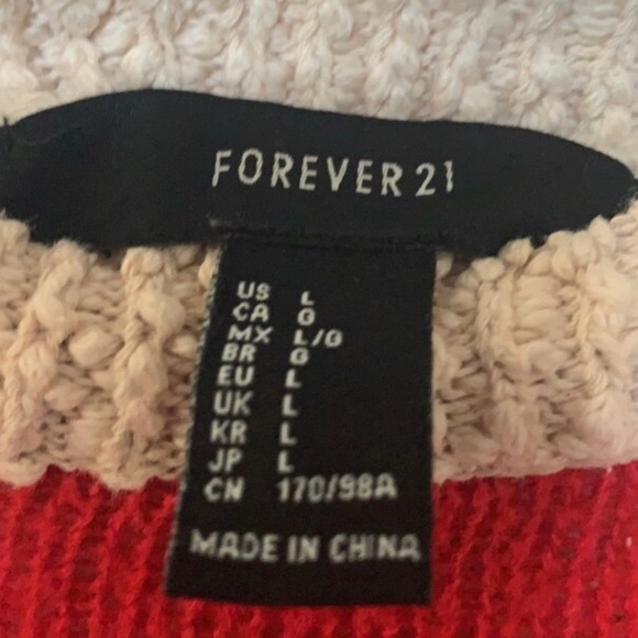 Forever 21 British flag sweater - Picture 2 of 2